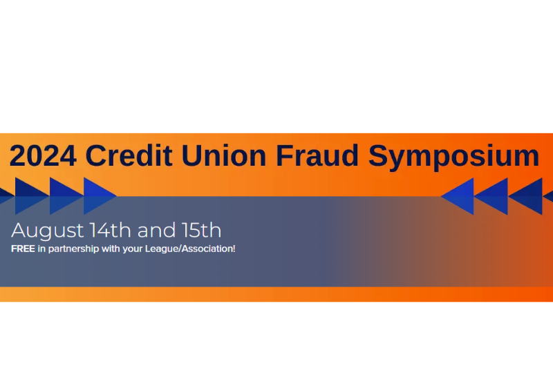 Credit Union Fraud Symposium logo image.