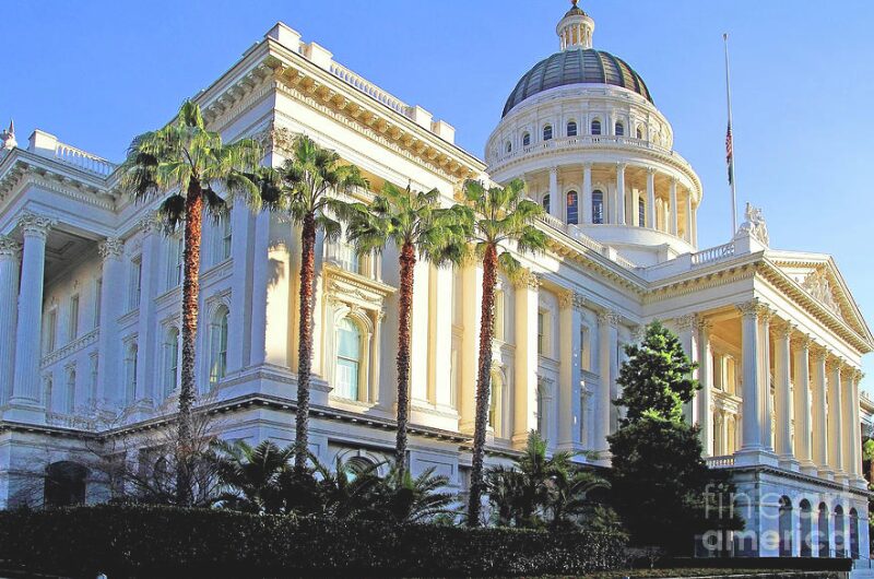 California state capitol building.