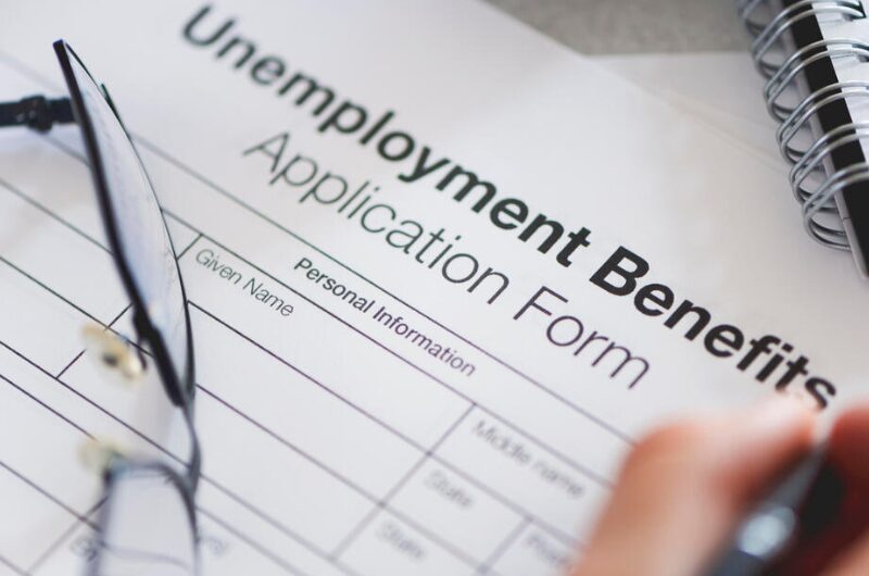 Unemployment benefits application form.